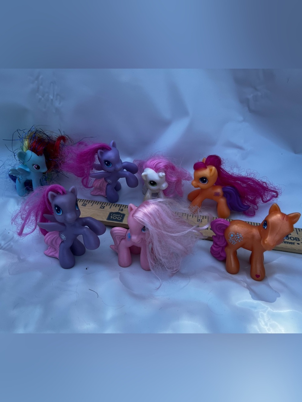 My Little Pony Mini Figures - Pink, Purple, Orange, White